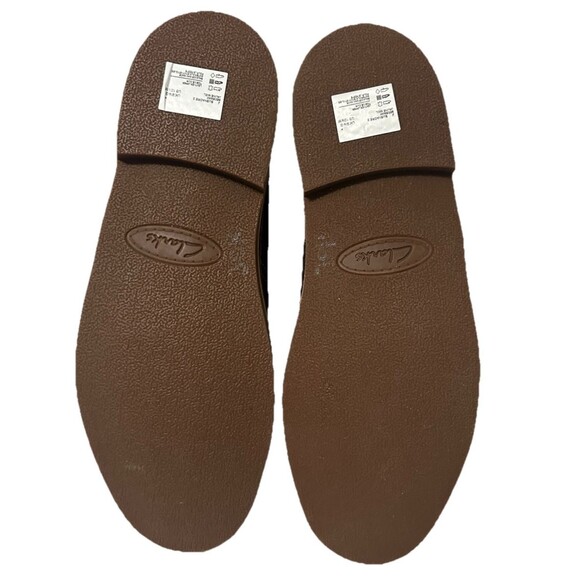 CLARKS Bushacre 2 Beeswax Mens 10.5M Ankle Boots Brown Leather Desert Chukka - Picture 8 of 10